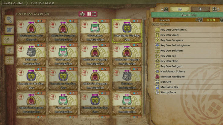 Post or Join Quests Monster Hunter Wilds.mode:scale