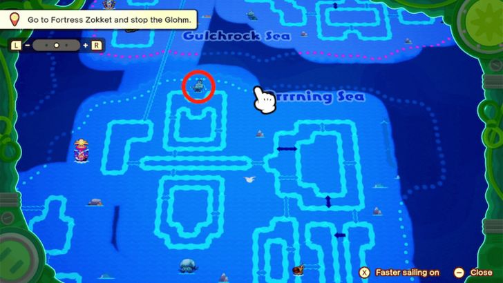 Shower Reef Map Location