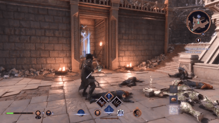 Interact with the Statue