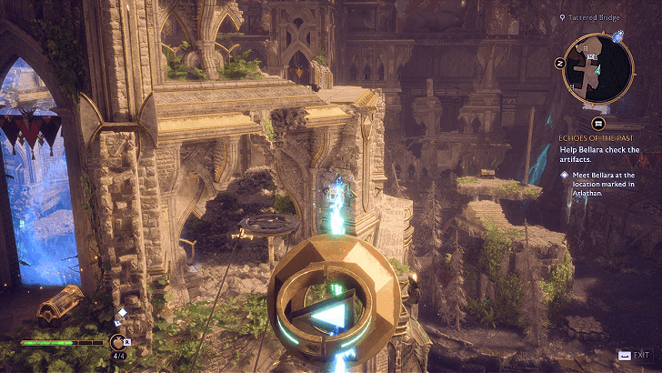 Tattered Bridge Second Projector