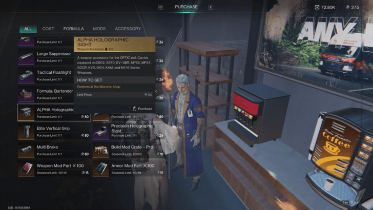 Once Human - Alpha Holographic Sight