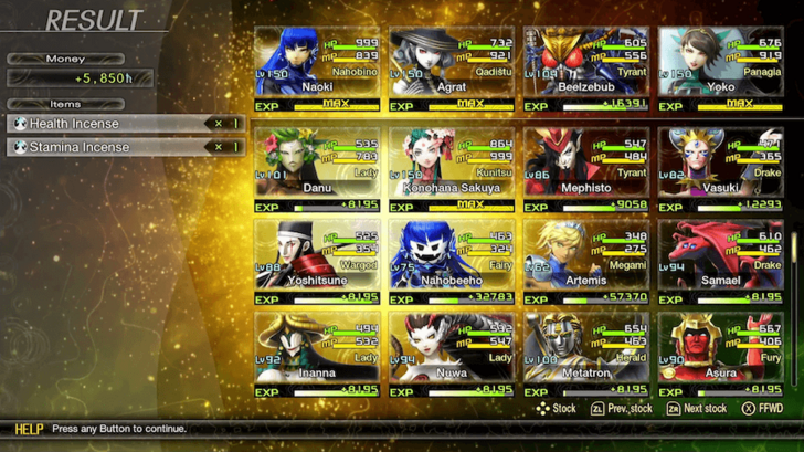 Shin Megami Tensei V Vengeance - Marici Rewards