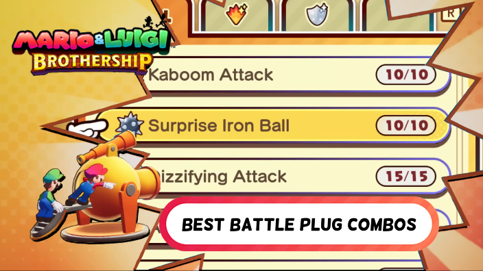 Mario and Luigi Brothership Best Battle Plug Combos