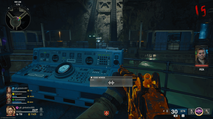 Zombies Intel - Code Words