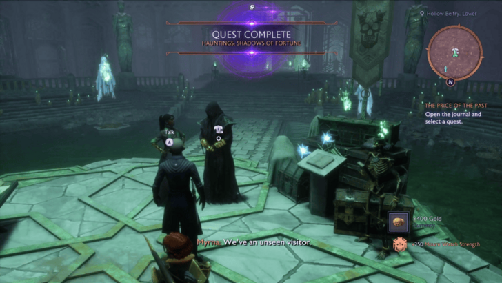Hauntings Shadows of Fortune Quest Complete