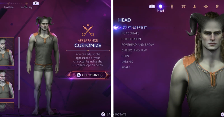 Customize head, eyes, ears, and overall apperance