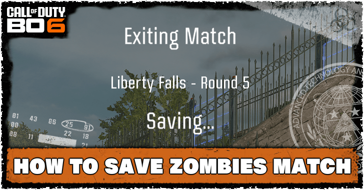 Black Ops 6 How to Save