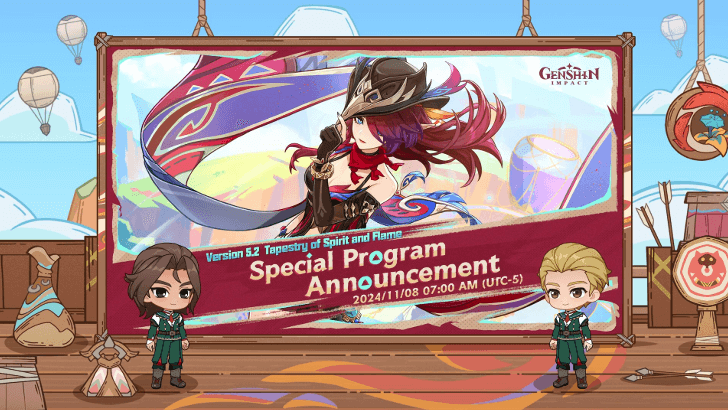 Genshin - 5.2 Livestream Dates and Countdown