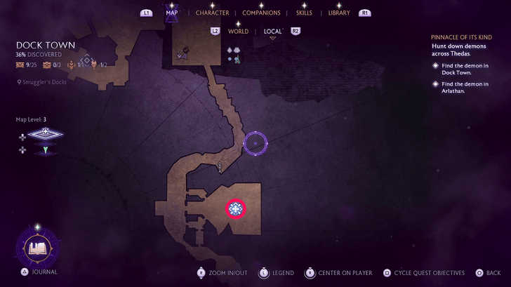 Dock Town The Formless One Location