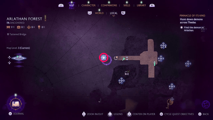 Arlathan Forest The Formless One Location