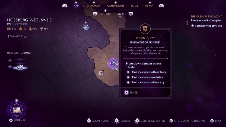 Hossberg Wetlands The Formless One Location