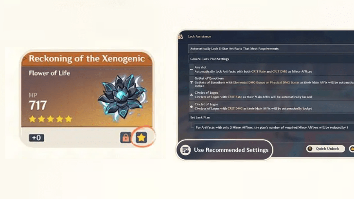 Genshin - Artifact Astral Mark