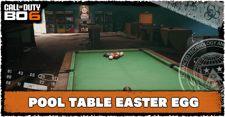 Black Ops 6 Pool Table Easter Egg