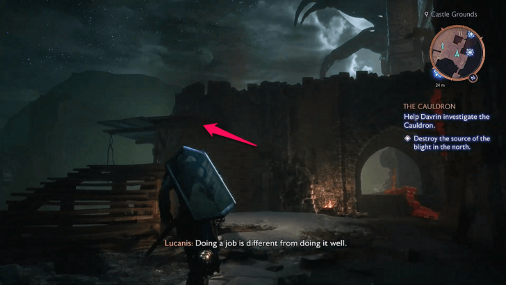 Go Up The Wooden Steps and Climb Scaffolds