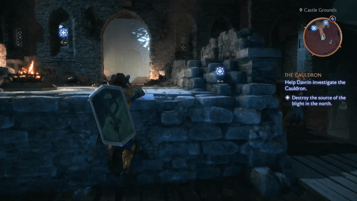 Climb Up the Castle Entrance