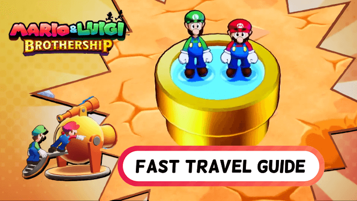 Mario and Luigi Brothership - Fast Travel Guide - How to Unlock the Golden Pipe