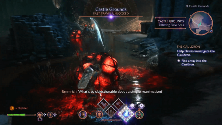 Castle Grounds Arrival