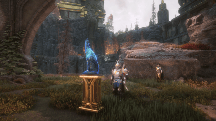 Gate of Faded Glories Wolf Statuette