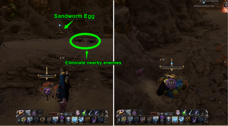 Throne and Liberty (TL) - Mushroom and Egg