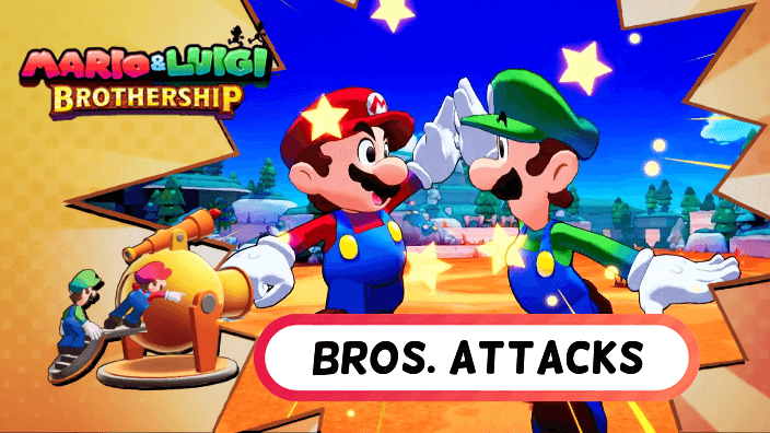 Mario and Luigi Brothership - List of All Bros Attacks