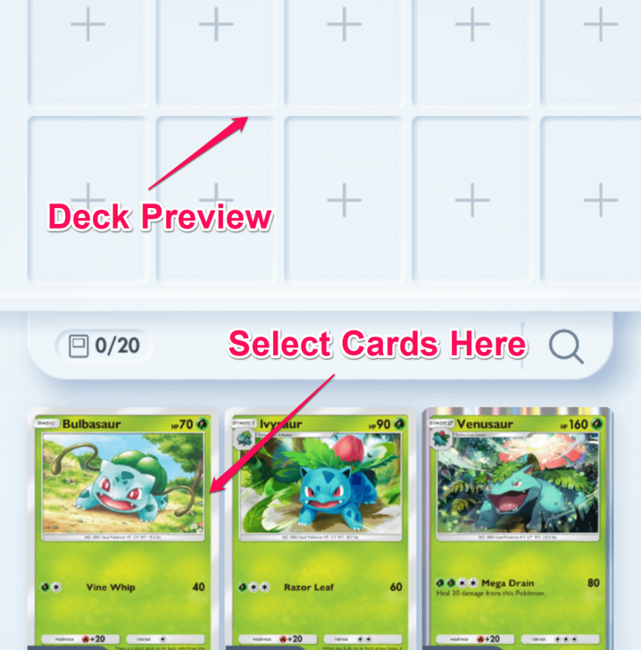 Parts of Card Edit - Pokemon TCG Pocket
