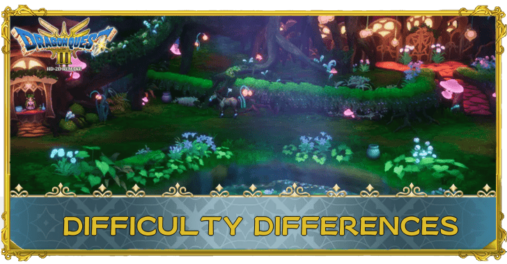 Dragon Quest 3 - Difficulty Differences Banner