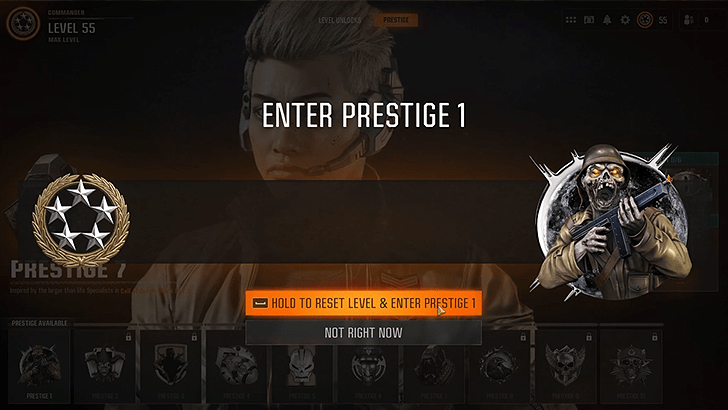 Enter Prestige Mode