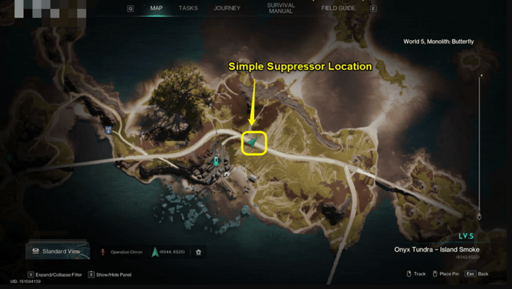 Once Human - Simple Suppressor Maps