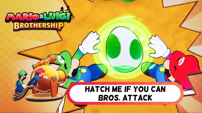 Mario and Luigi Brothership - Hatch Me if You Can Bros Attack