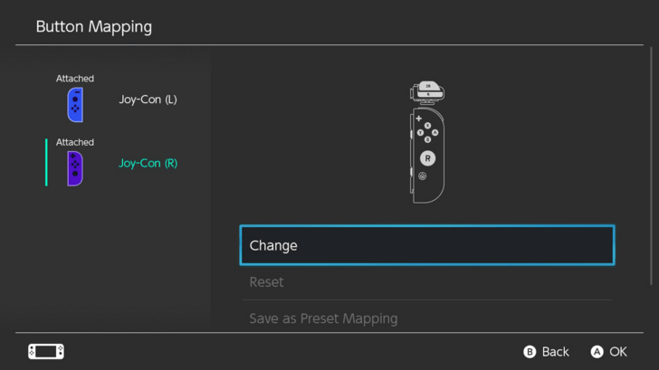 Button Mapping on Nintendo Switch
