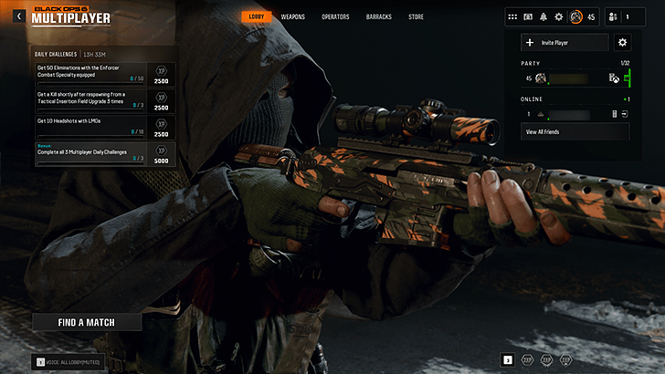 Check Multiplayer Showcase Weapon