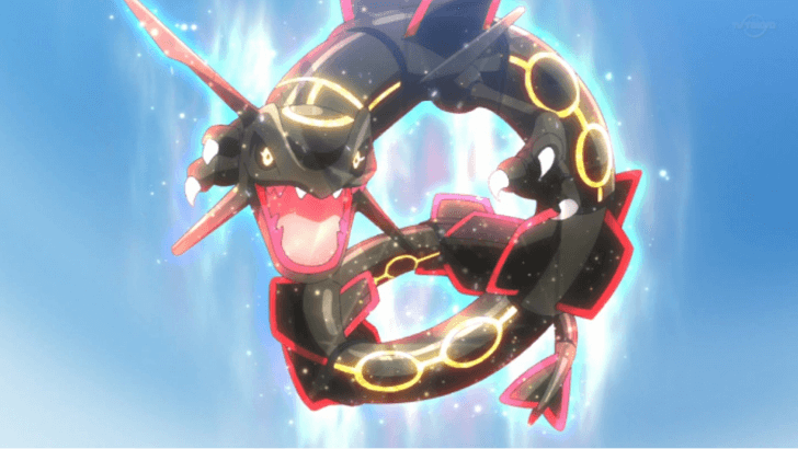 Pokemon SV - Shiny Rayquaza Anime