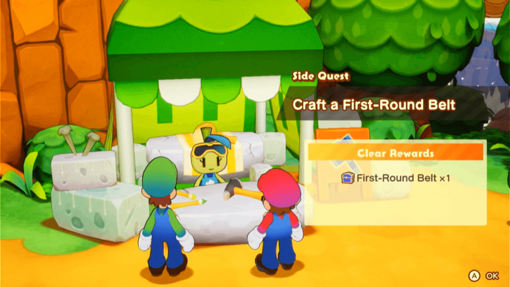 Craft a First-Round Belt