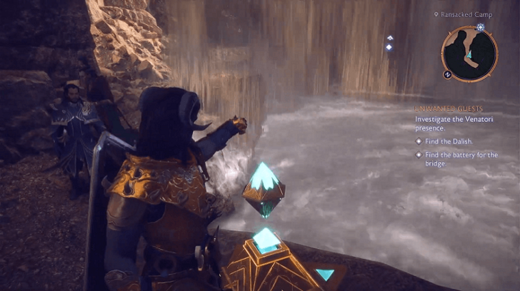 Bridge Battery by Waterfall