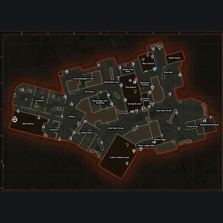 Liberty Falls Map Locations
