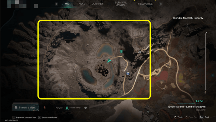 Once Human - Ember Strand - Land of Shadows Base Location