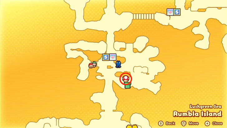 Rumbla Island, Item Shop Map