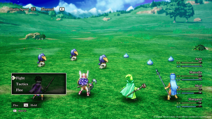 Dragon Quest 3 - Battle Screen