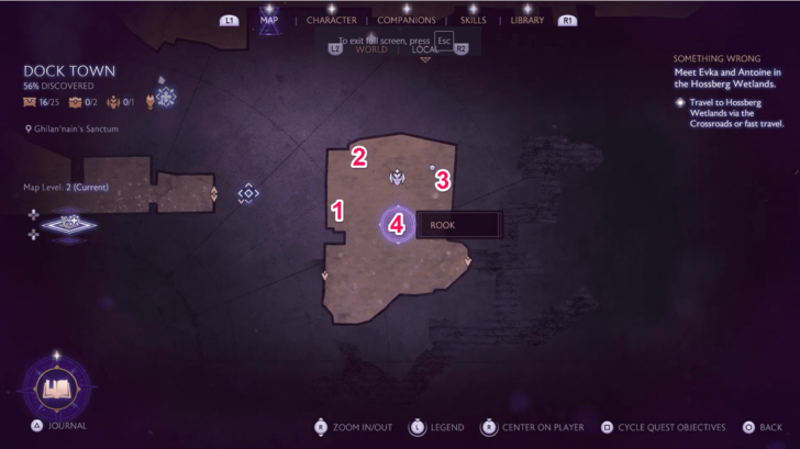 Dragon Age: The Veilguard - Dock Town Evanuris Altar1 Target Locations