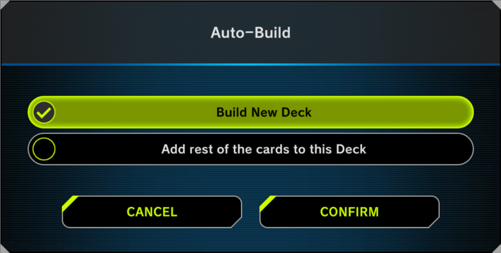 Master Duel - Deck Autobuild