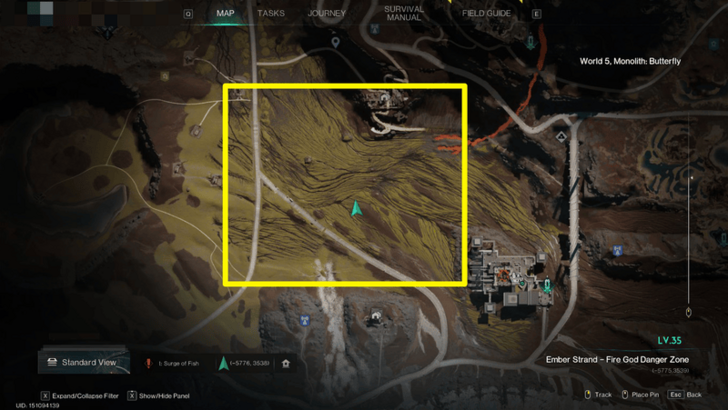 Once Human - Onyx Tundra Fire God Danger Zone.png