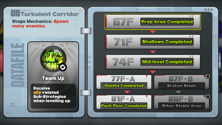 Quest 5 - Complete Turbulent Corridor Area 5