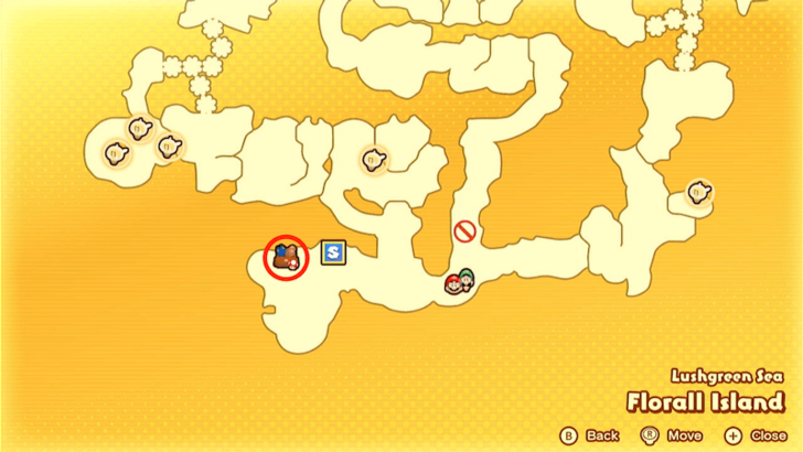 Florall Island, Item and Gear Shop Map