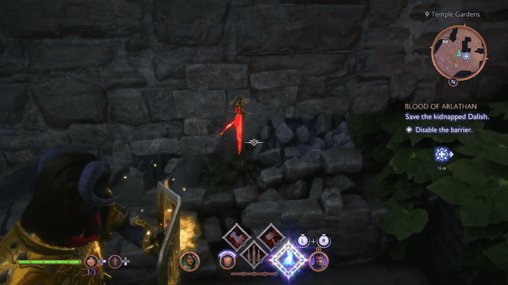 Final Crystal In Wall Hole