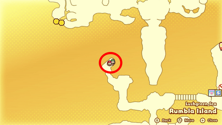 Rumbla Island Gift Box Map Location