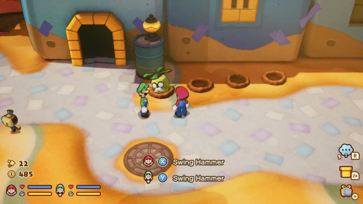 In the Middle-Most Area of the Island