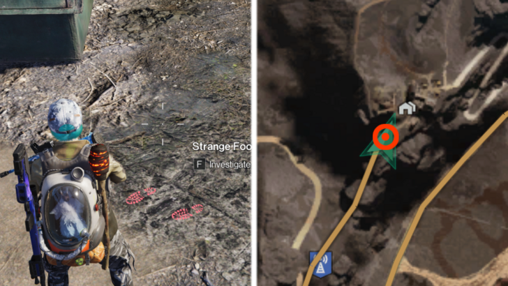 Once Human All Riddle Spots -  Riddle Spot - Strange Footprint