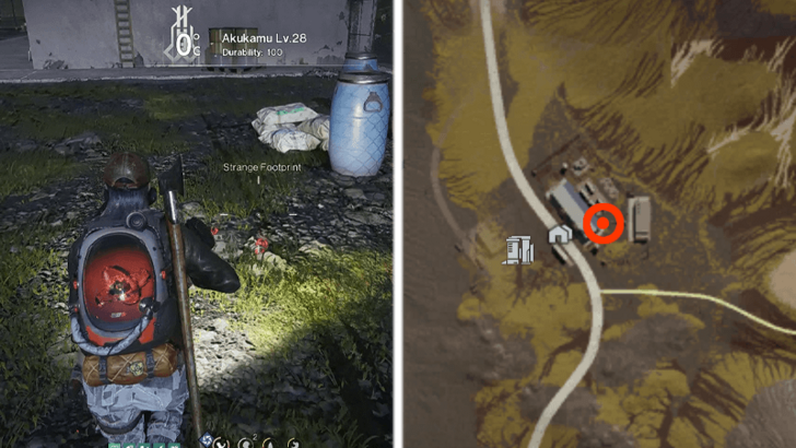 Once Human All Riddle Spots -  Riddle Spot - Strange Footprint