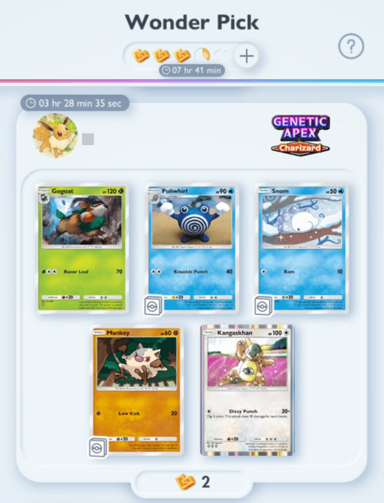 Wonder Pick - Pokemon TCG Pocket