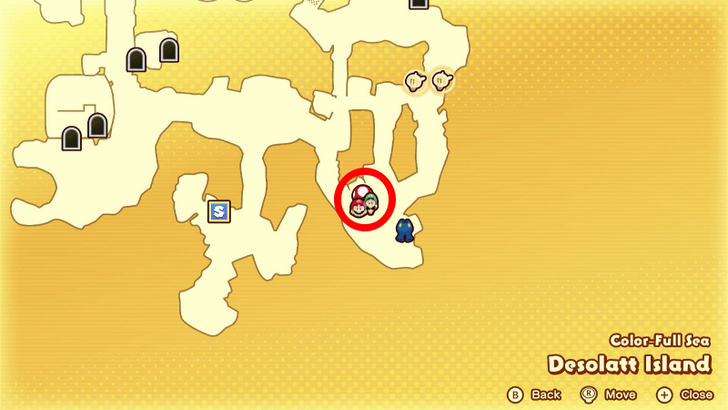 Desolatt Item Shop Map